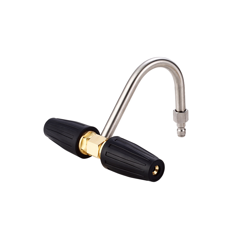 Limpador de calhas com bico turbo duplo
